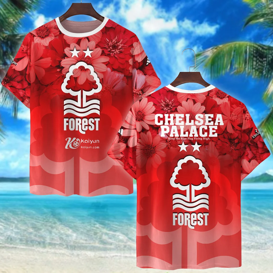 Nottingham Forest Shirt print all the way, gift for fan Nottingham Forest HVN1000NF05072025TS3D