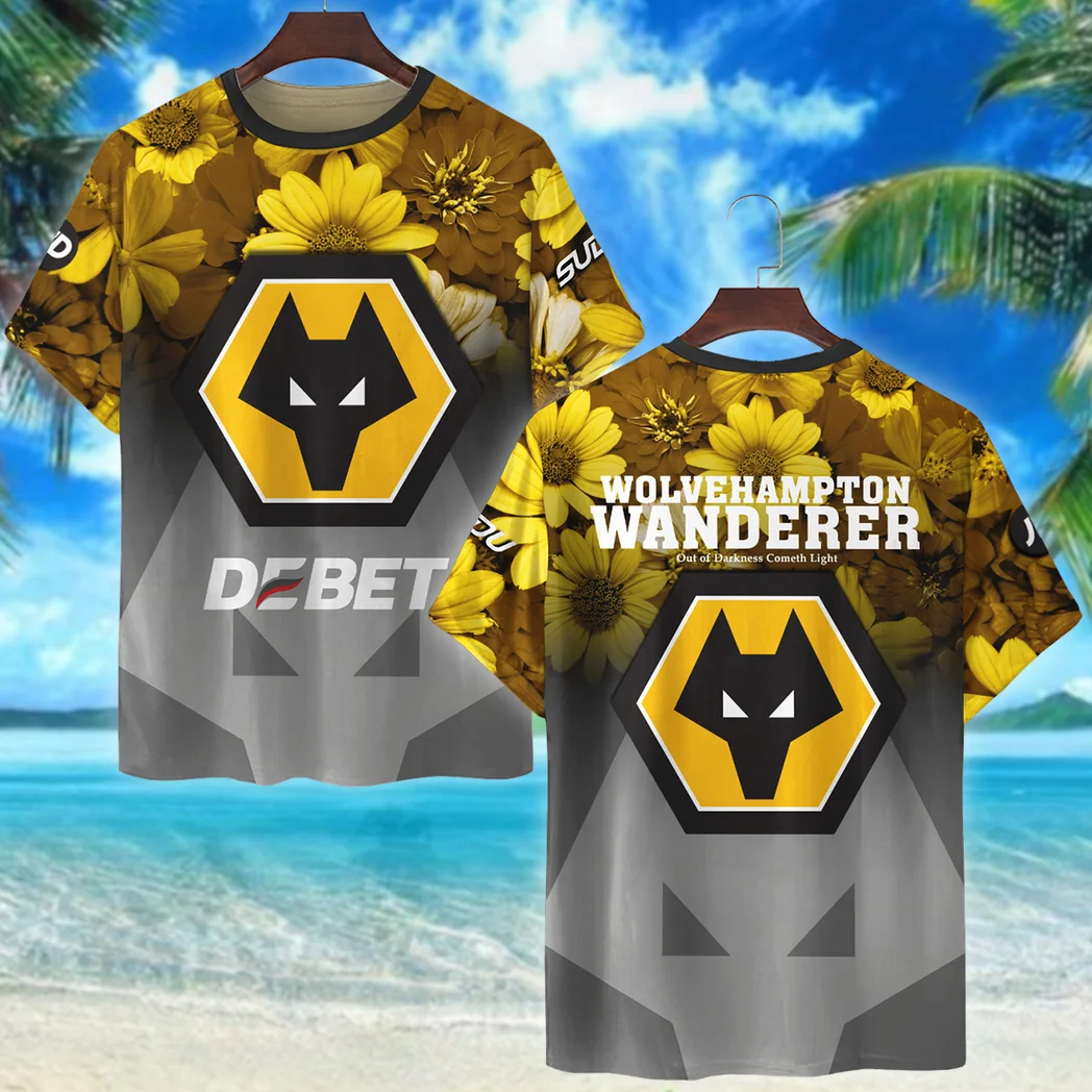 Wolverhampton Wanderers Shirt print all the way, gift for fan Wolverhampton Wanderers HVN1000WW05072025TS3D